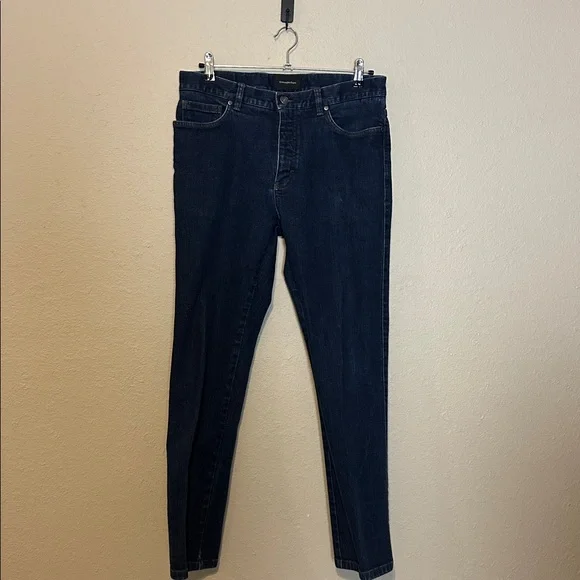 Ermenegildo Zegna Men's Dark Wash 5 Pockets Jeans Size 34